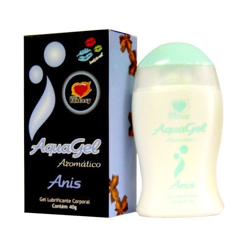 Aquagel Gel Lubrificante Beijável de Anis 40g