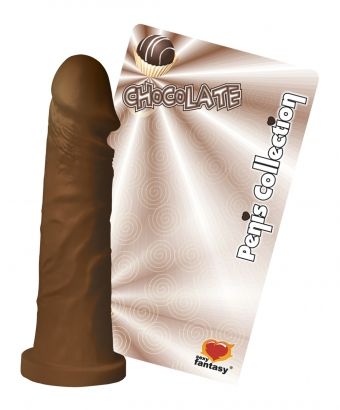 Protese Sem Vibro Frutada 15,3 cm x 4 cm Aroma Chocolate